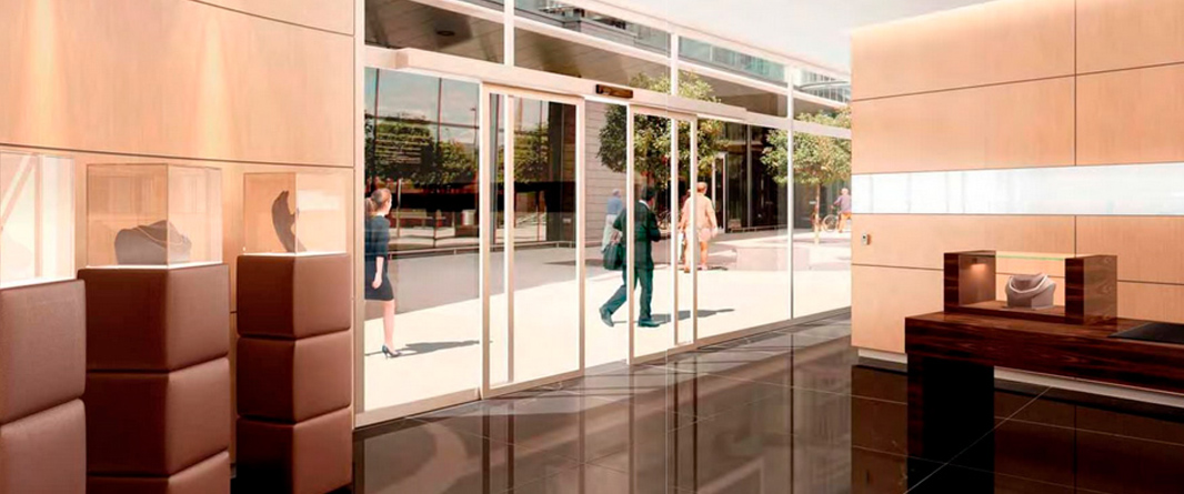 Automatic sliding doors photo